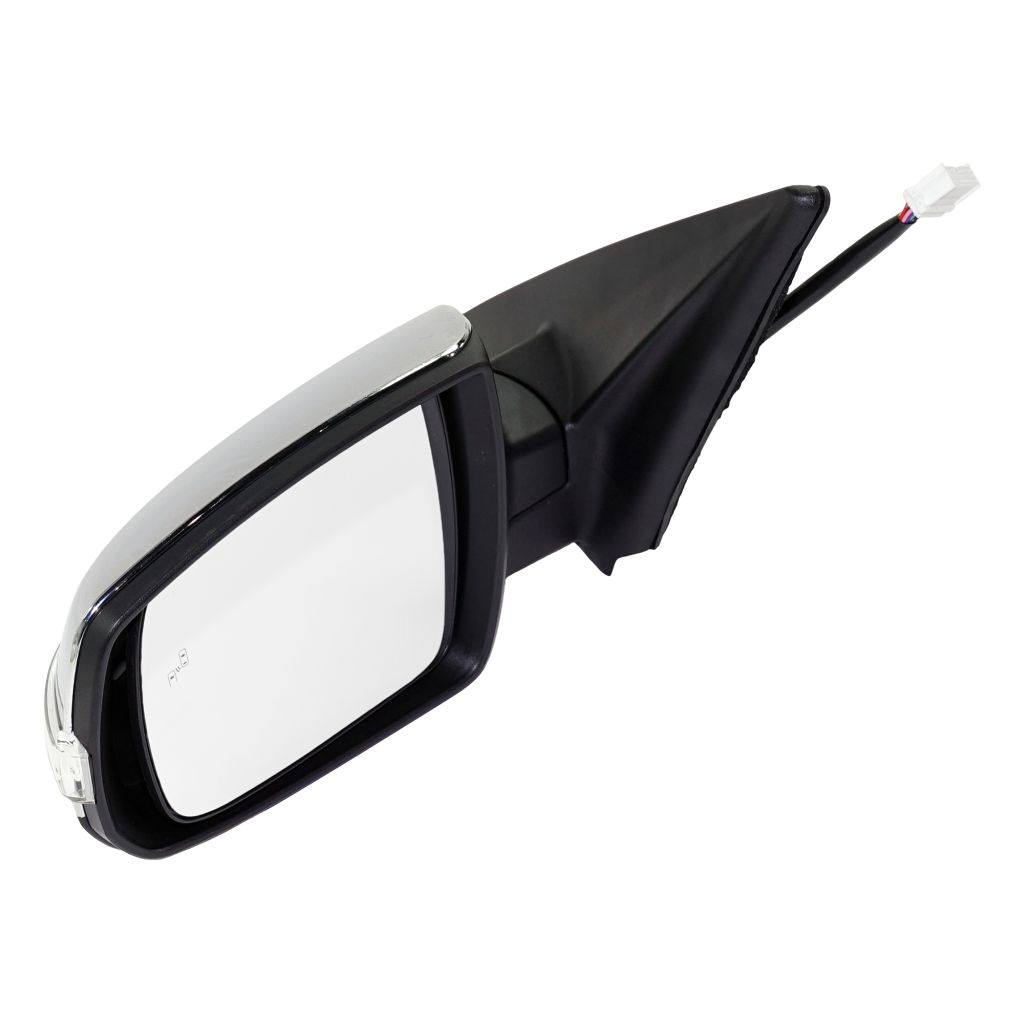 KIA SORENTO DOOR MIRROR RIGHT (Passenger Side) PWR/HTD/SIGNAL/MEMORY (W/BSD)(PWR-FOLD)(CHROME CVR) OEM#876201U720 2014-2015 PL#KI1321212
