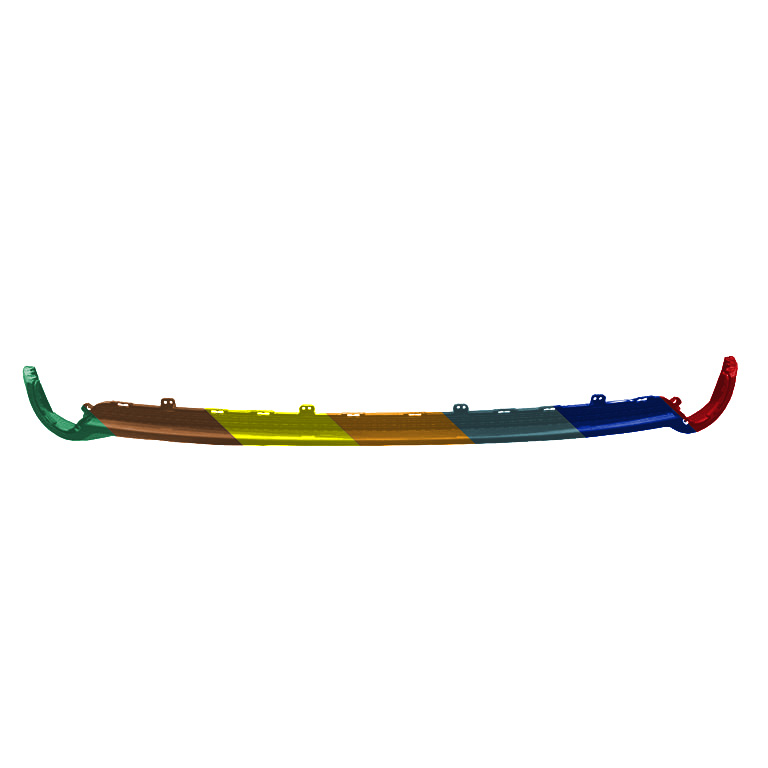 KIA SOUL REAR BUMPER COVER LOWER TEXTURE (2PC TYPE) OEM#86612B2100 2014-2016 PL#KI1115119