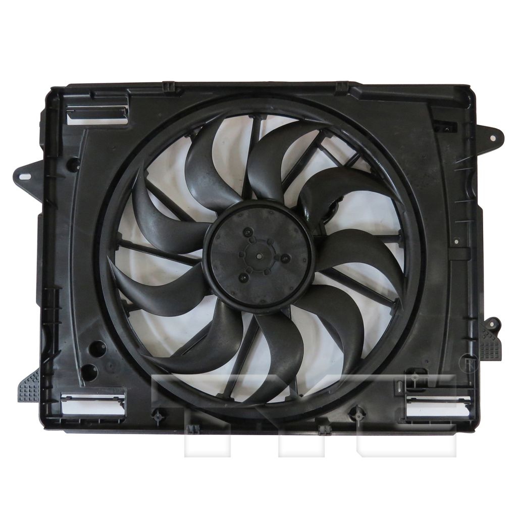 FORD TRUCKS & VANS MAVERICK RADIATOR & A/C FAN ASSY (WO/TOW)(WO/FX4 OFF-ROAD)(SINGLE FAN) OEM#LX6Z8C607A 2022 PL#FO3115228