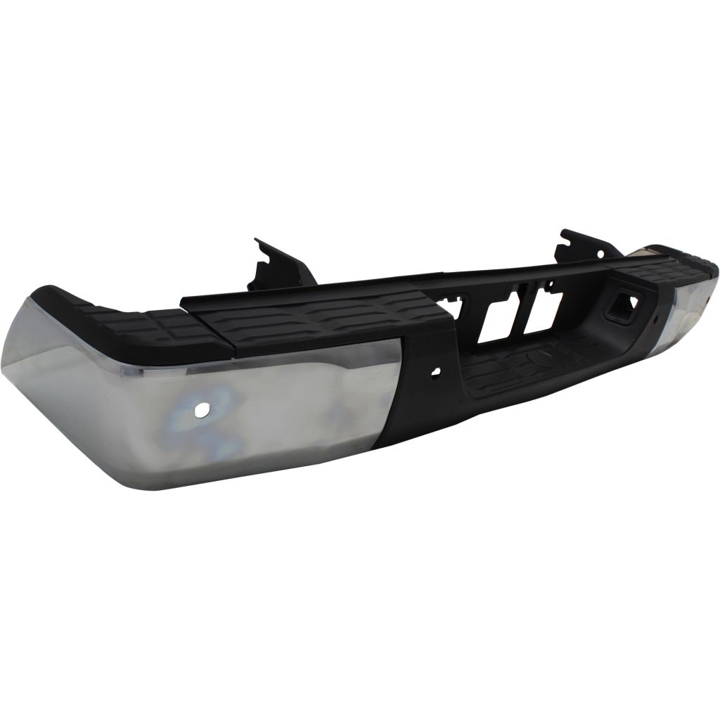 TOYOTA TUNDRA STEP BUMPER ASSEMBLY CHROME (W/ SENSOR)(WO/TOW HITCH)(STEEL END) OEM#520230C122-PFM 2014-2017 PL#TO1103120