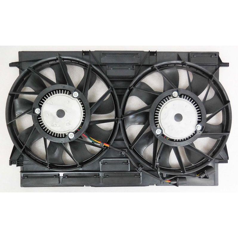 AUDI Q7 / SQ7 RADIATOR & A/C FAN ASSY (DUAL FAN)(W/BRUSHLESS MOTOR)(EXC SQ7 4.0L) OEM#8W0121207C-PFM 2017-2023 PL#AU3115119