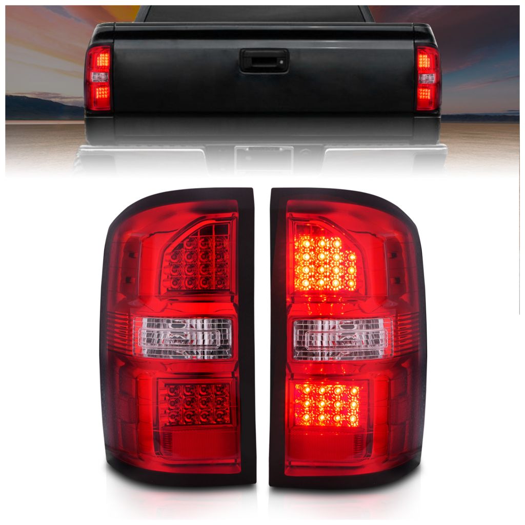 GM TRUCKS & VANS SIERRA/PU 1500 (19 OLD STYLE) TAIL LAMP ASSY LEFT (Driver Side) OEM#23424737 2014-2015 PL#GM2800262
