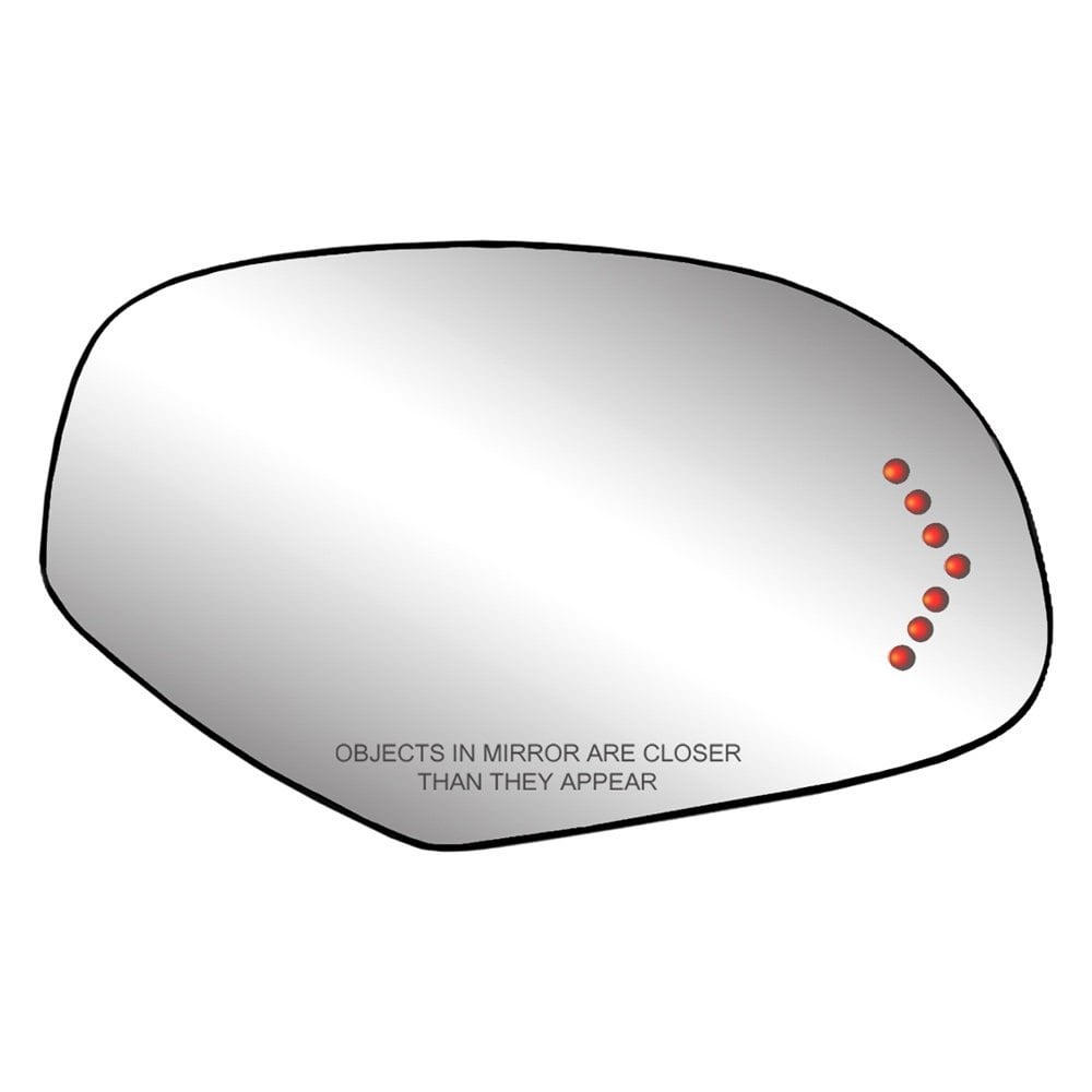 GM TRUCKS & VANS SILVERADO/PU 1500 (CHEVY) DOOR MIRROR GLASS RIGHT (Passenger Side) HTD/SIGNAL (ENCASED IN BACKING) OEM#15886196 2007-2013 PL#GM1325138