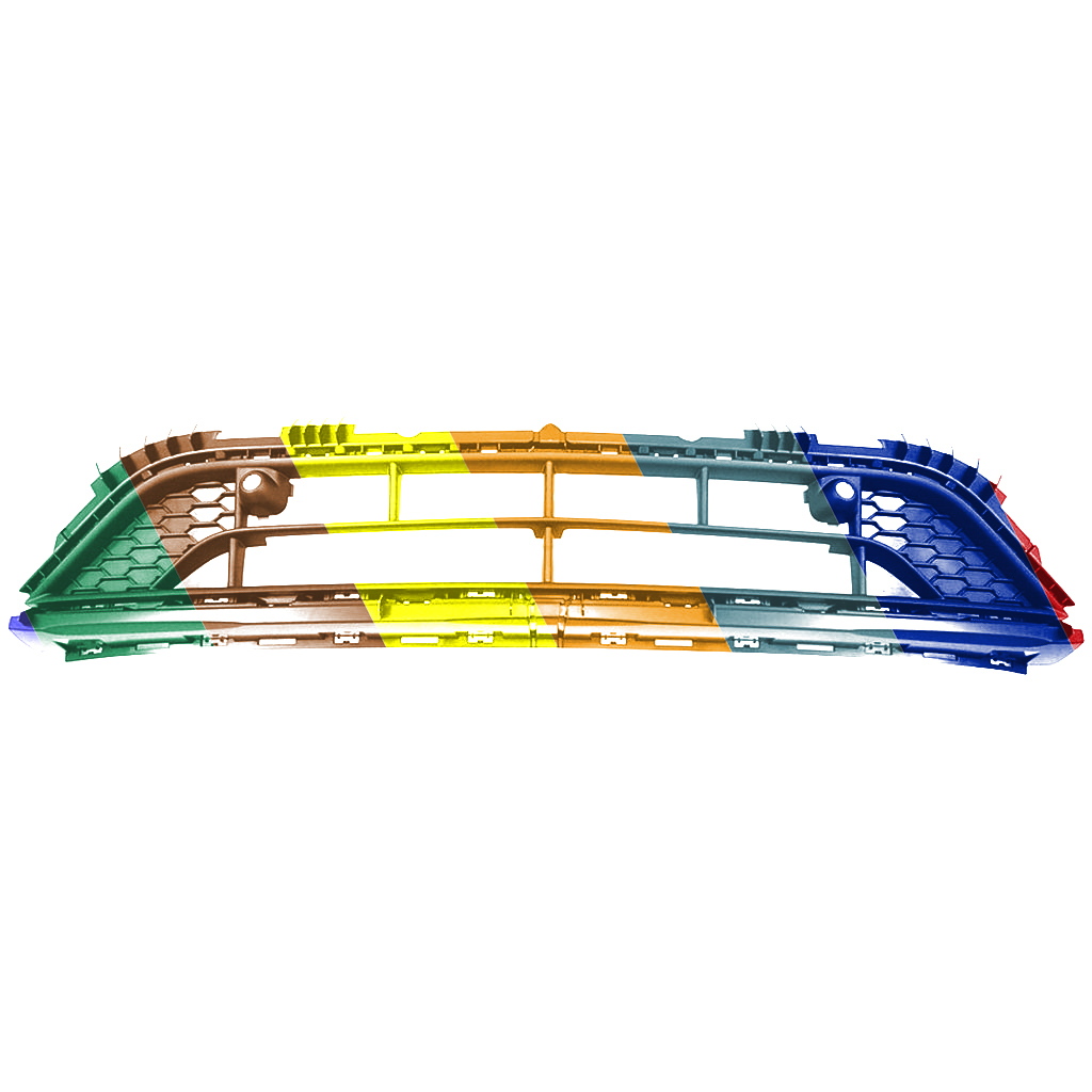 MERCEDES-BENZ GLB-CLASS (247) FRONT BUMPER COVER LOWER TEXTURE (BMP GRILLE)(GLB250 W/AMG)(GLB35) OEM#2478856003 2020-2023 PL#MB1015118