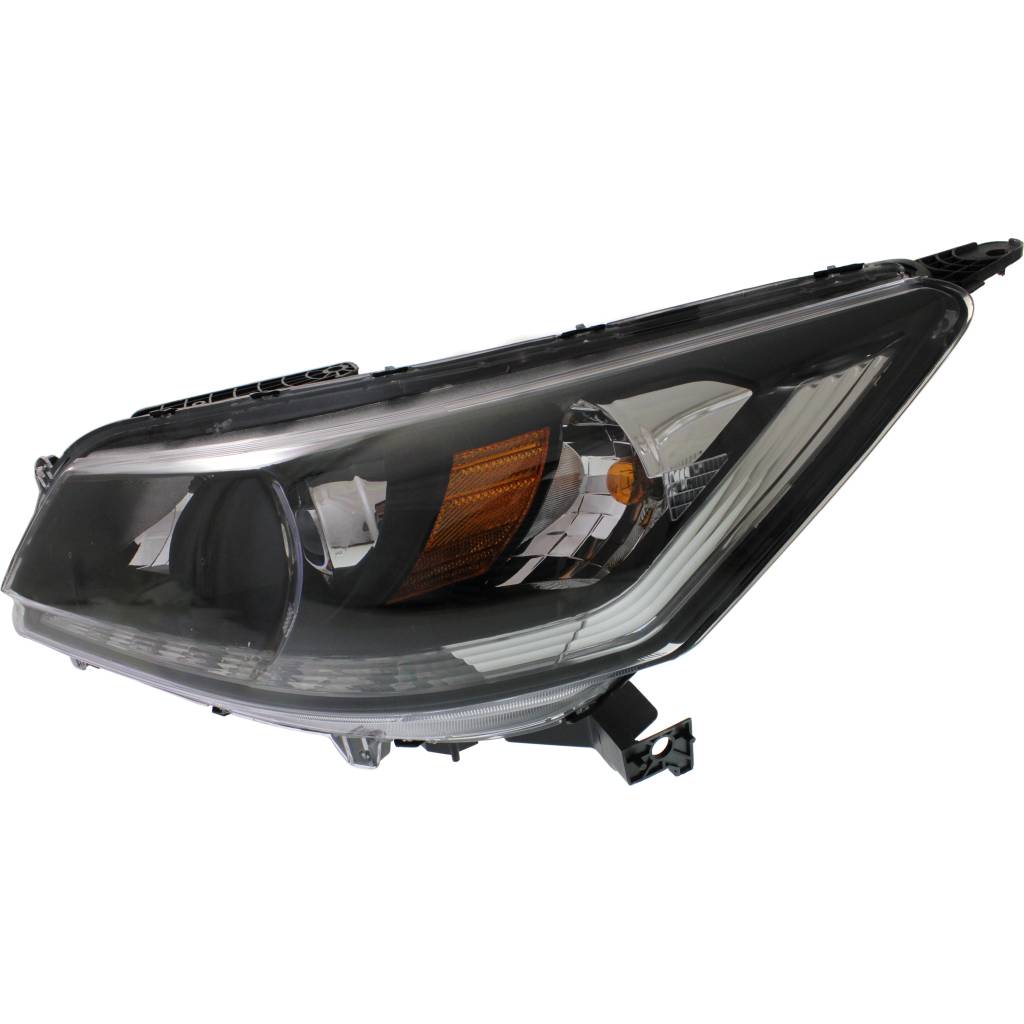HONDA ACCORD SEDAN HEAD LAMP ASSEMBLY LEFT (Driver Side) (6 CYL)(HALOGEN)(LED DAYTIME RUNNING) OEM#33150T2AA11 2013-2015 PL#HO2502156