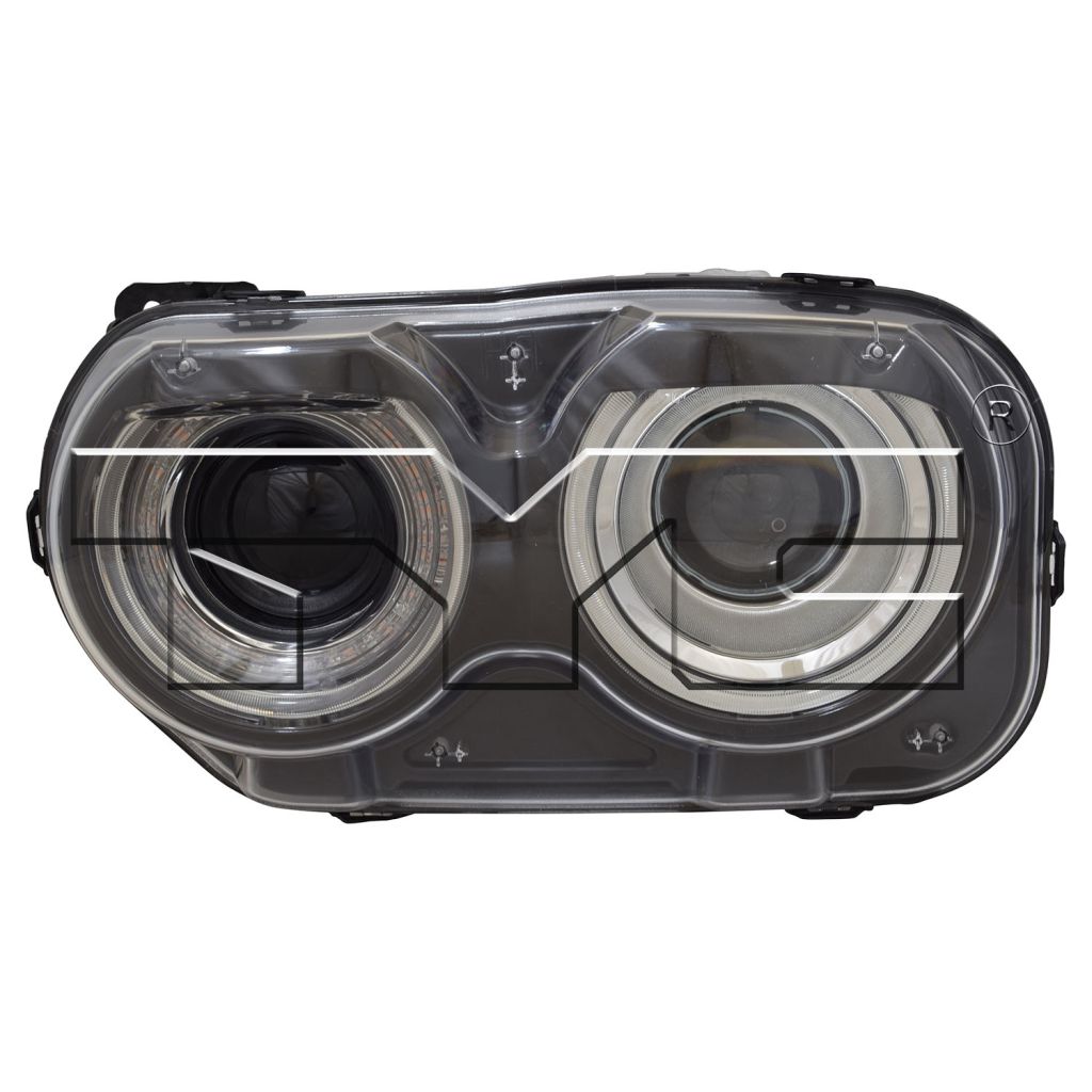 DODGE CHALLENGER HEAD LAMP ASSEMBLY LEFT (Driver Side) (HALOGEN)**CAPA** OEM#68174065AF 2015-2023 PL#CH2502267C