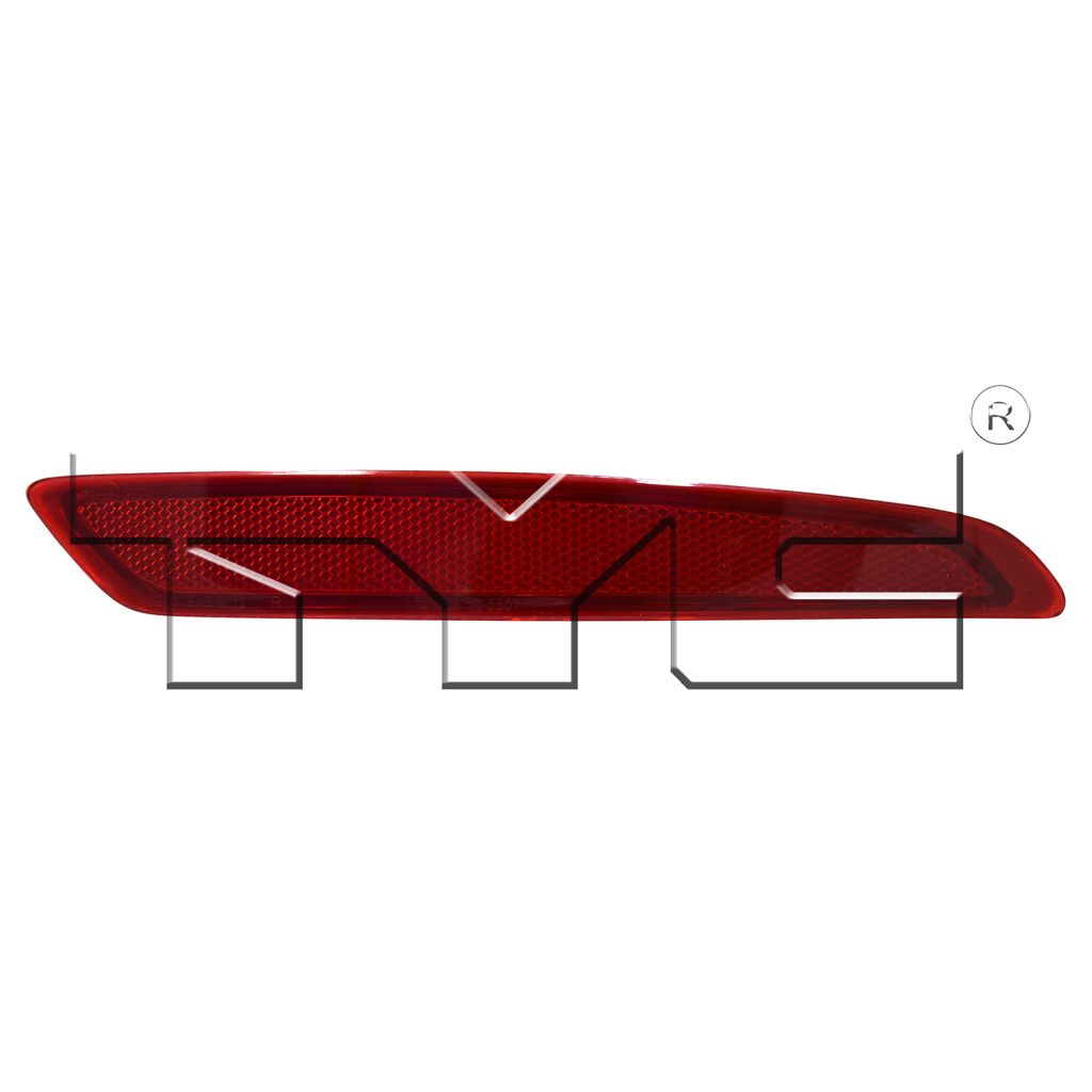 FORD FIESTA/SEDAN REAR BUMPER REFLECTOR RIGHT (Passenger Side) OEM#BS7Z13A565A 2014-2019 PL#FO1185108