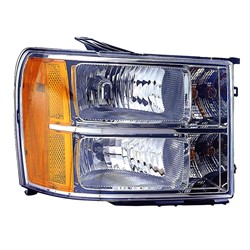 GM TRUCKS & VANS SIERRA/PU 1500 (GMC) HEAD LAMP ASSEMBLY RIGHT (Passenger Side) **CAPA** OEM#22853030 2007-2013 PL#GM2503283C