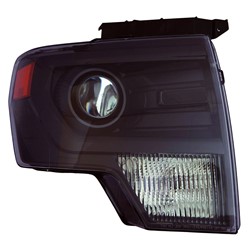FORD TRUCKS & VANS FORD/PU F150 (EXC SVT RAPTOR) HEAD LAMP RIGHT (Passenger Side) ( HID)(BLACK TRIM)(WO/BULBS&BALLAST) OEM#DL3Z13008DB 2009-2014 PL#FO2519121