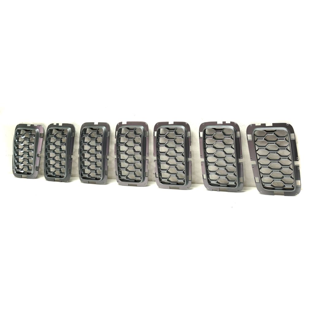 JEEP GRAND CHEROKEE GRILLE INNER MESH PAINTED-CHR (7pcs) (SUMMIT) OEM#6NZ02SZ7AA 2017-2021 PL#CH1201114