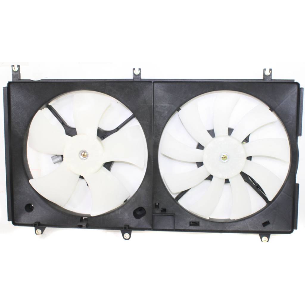 MITSUBISHI GALANT RADIATOR & A/C FAN ASSY (2.4L) OEM#MR571254-PFM 2009-2012 PL#MI3115120