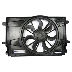 CHEVROLET CRUZE HATCHBACK RADIATOR & A/C FAN ASSEMBLY (1.4L TURBO)(A/T)(SINGLE FAN) OEM#39013323 2017-2019 PL#GM3115303