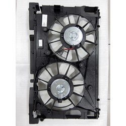 TOYOTA PRIUS V RADIATOR & A/C FAN ASSEMBLY (DUAL FAN) W/UPPER SHROUD OEM#1671137040-PFM 2012-2018 PL#TO3115159