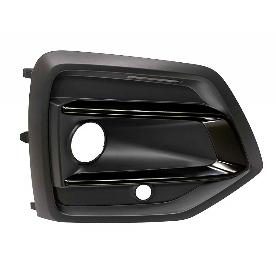 AUDI Q5 / SQ5 FOG LAMP COVER RIGHT (Passenger Side) BLACK W/GLOSS-BLACK MDLG (W/FOG)(Q5 WO/S-LINE) OEM#80A807680AFBMT 2021-2025 PL#AU1039158