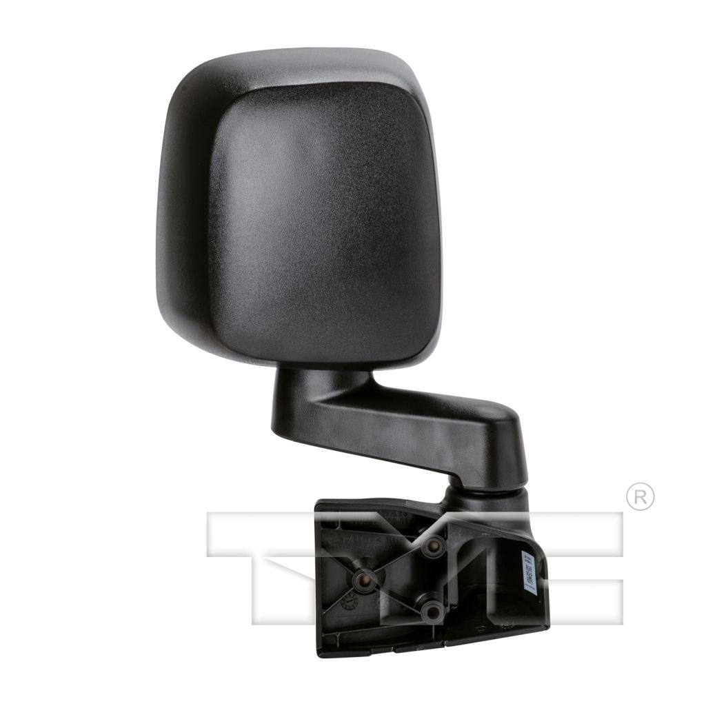 JEEPVEHICLE WRANGLER DOOR MIRROR RIGHT (Passenger Side) MANUAL (BLACK)(FULL DOOR TYPE) OEM#55395060AD 2003-2006 PL#CH1321259