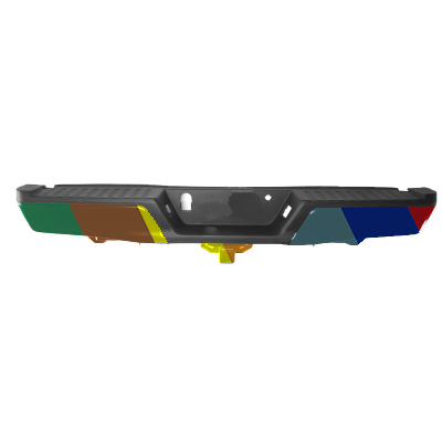 FORD TRUCKS & VANS FORD/PU (F150)(EXC RAPTOR) REAR STEP BMP ASSY BLACK (WO/SENSOR)(W/BASE TOW HITCH) OEM#FL3Z17906GCP-PFM 2015-2020 PL#FO1103186