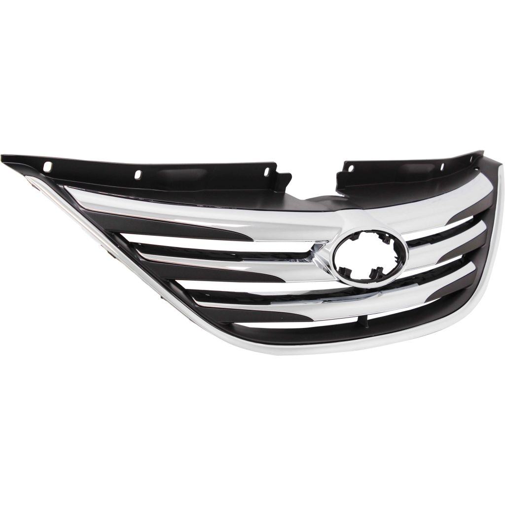 HYUNDAI SONATA GRILLE ASSY CHROME W/CHROME OUTER MLDG (SE/LTD) OEM#863503Q700 2014 PL#HY1200187