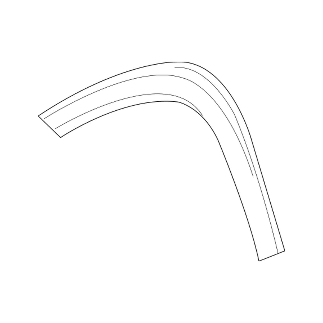 MERCEDES-BENZ GLE-CLASS COUPE (292) FRONT WHEEL OPENING MLDG LEFT (Driver Side) OEM#2928856522 2016-2019 PL#MB1290102