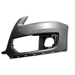 AUDI Q5 / SQ5 FRONT BUMPER COVER PRIMED RIGHT (Passenger Side) (W/ SENSOR)(WO/S-LINE)**CAPA** OEM#8R0807108CGRU 2009-2012 PL#AU1017101C