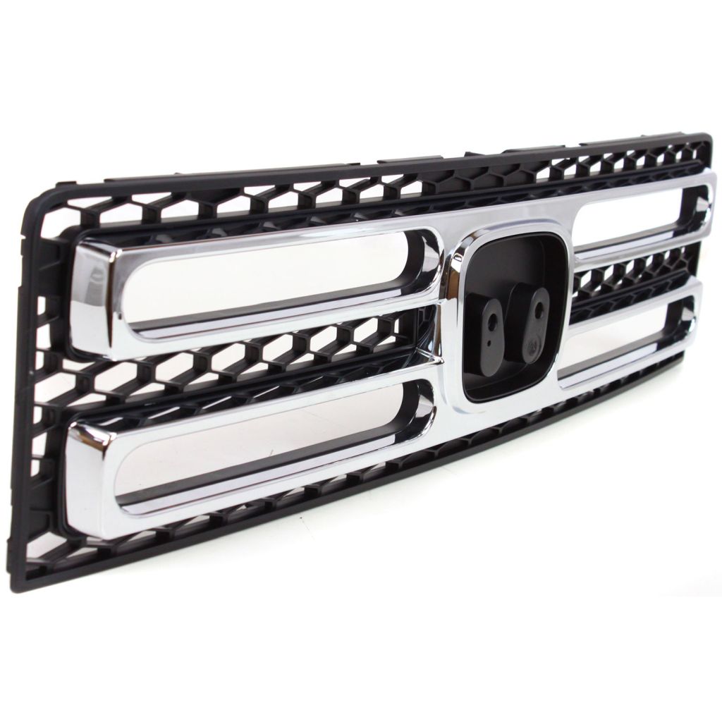 HONDA RIDGELINE GRILLE BLACK W/CHR MOLDING (W/HONEYCOMB) OEM#71100SJCA00ZA 2006-2008 PL#HO1200183
