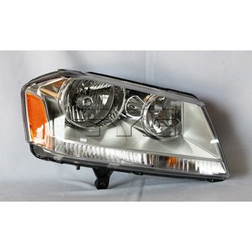 DODGE AVENGER HEAD LAMP ASSEMBLY RIGHT (Passenger Side) (CHROME HSG) OEM#5116342AD 2008-2014 PL#CH2503182