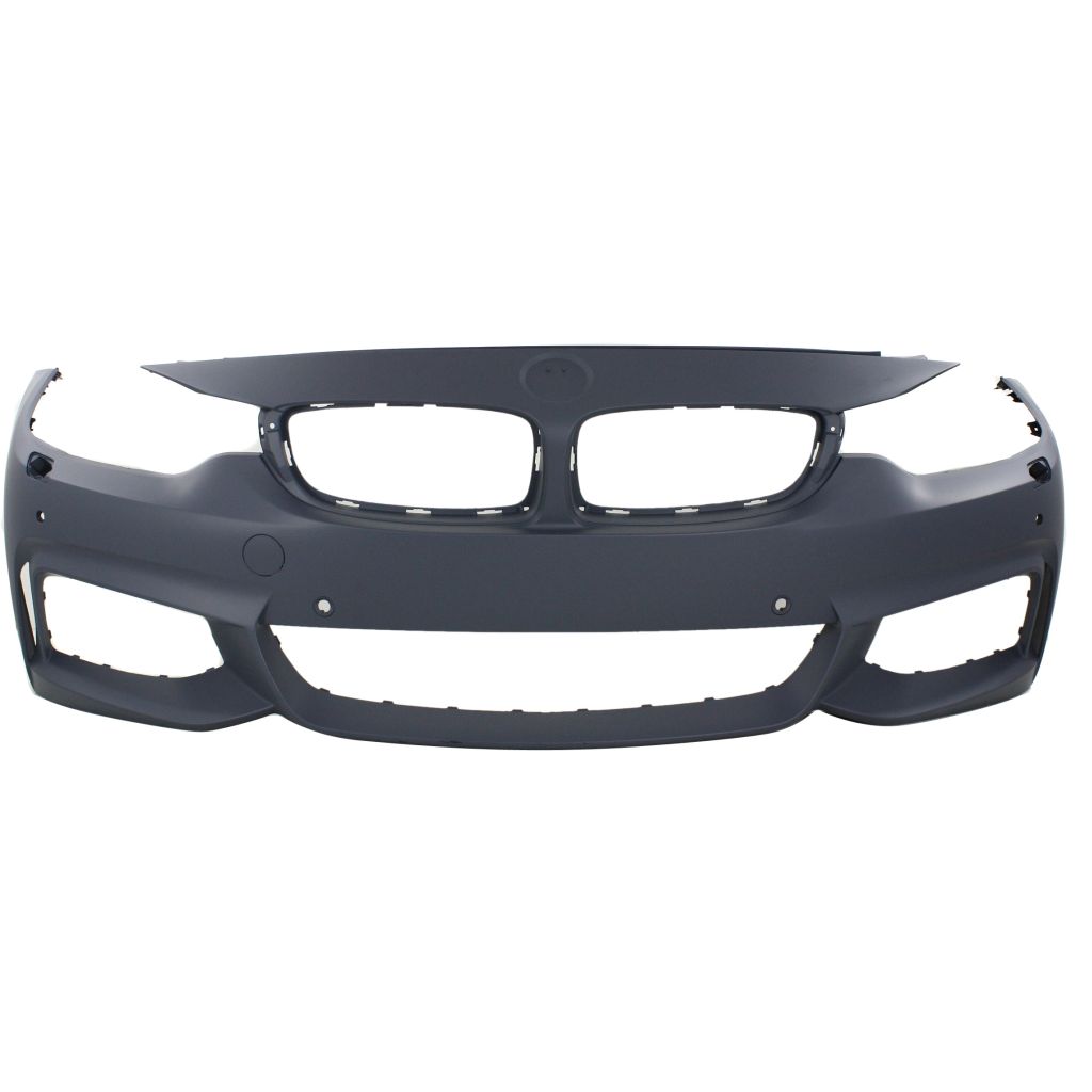 BMW BMW 4 (4DOORS) FRONT B COVER PRIMED (W/M SPORT) W/ WASHER W/ PK SENSOR W/PK ASSIST W/CAMERA OEM#51118061935 2015-2020 PL#BM1000345