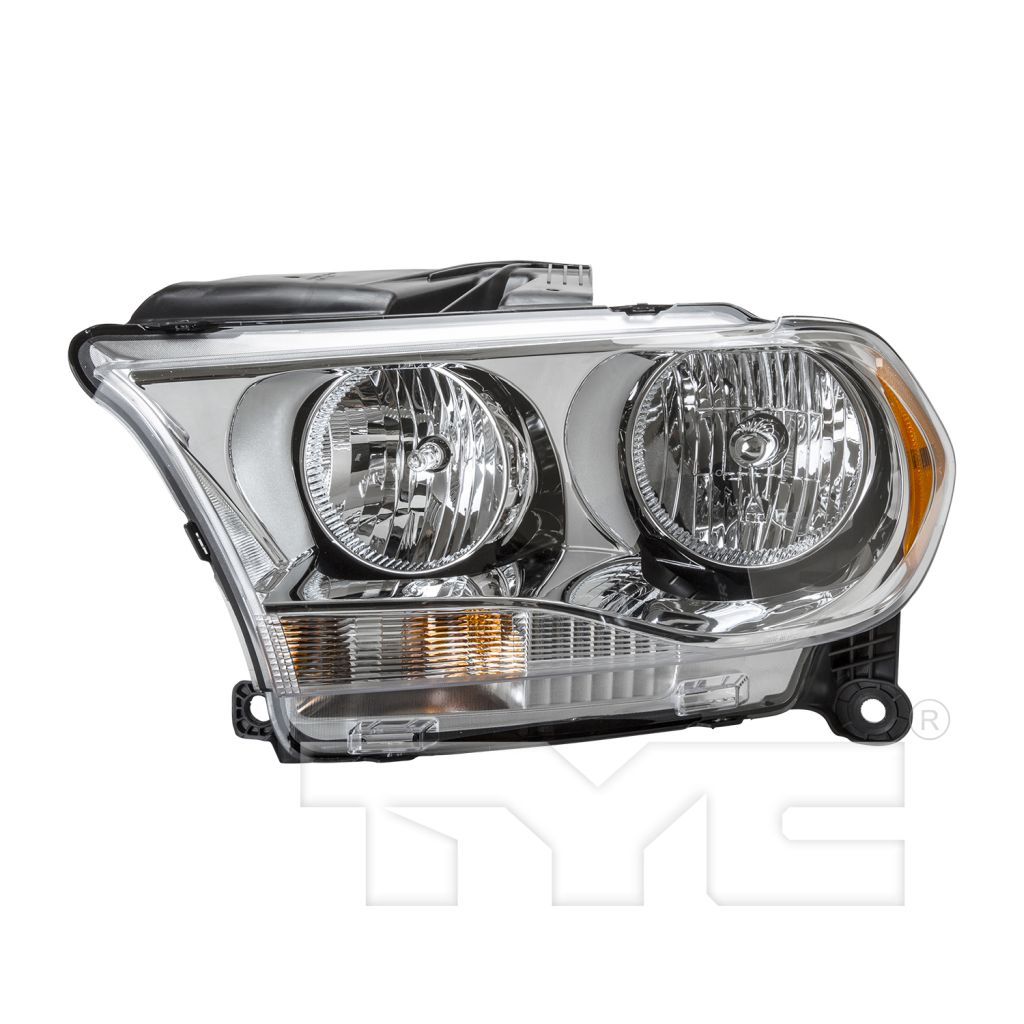 DODGE TRUCKS & VANS DURANGO HEAD LAMP ASSEMBLY LEFT (Driver Side) (HALOGEN)(CHR BEZEL) OEM#55079367AC 2011-2013 PL#CH2502228