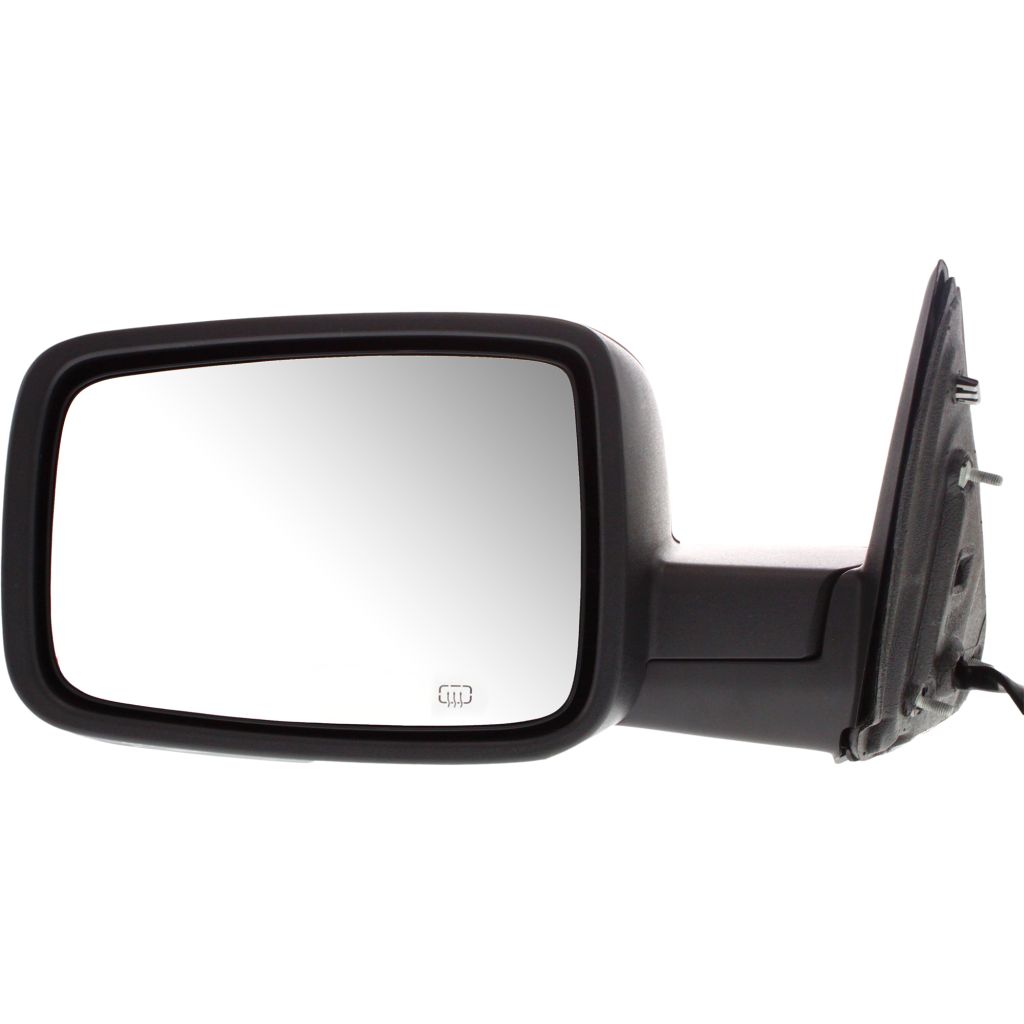 DODGE TRUCKS & VANS DODGE/PU (R2500/3500) DOOR MIRROR LEFT (Driver Side) PWR/HTD/SIGNAL/PUDDLE (SINGLE GLASS)(TEXT BLACK) OEM#68026559AD 2010-2012 PL#CH1320304