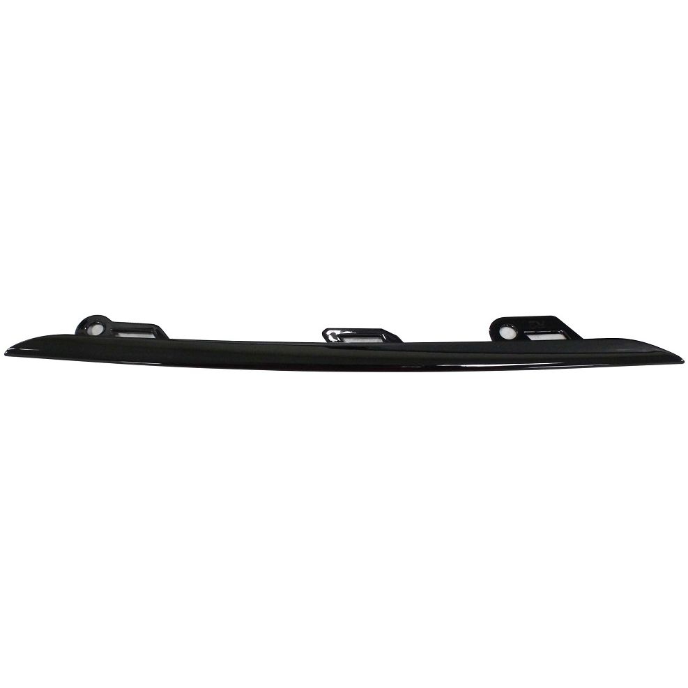 PORSCHE CAYENNE FRONT BUMPER SIDE GRILLE MLDG LOWER RIGHT (Passenger Side) BRIGHT-BLACK(BASE/S WO/SPORT DESIGN) OEM#9Y0807246A041 2019-2023 PL#PO1047112