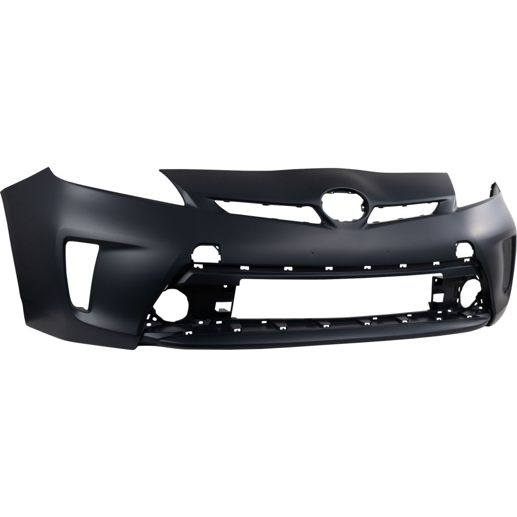 TOYOTA PRIUS (1.8L) FRONT BUMPER COVER PRIMED (WO/WASHER)(WO/SIDE SENSOR)**CAPA** OEM#5211947934 2012-2015 PL#TO1000394C