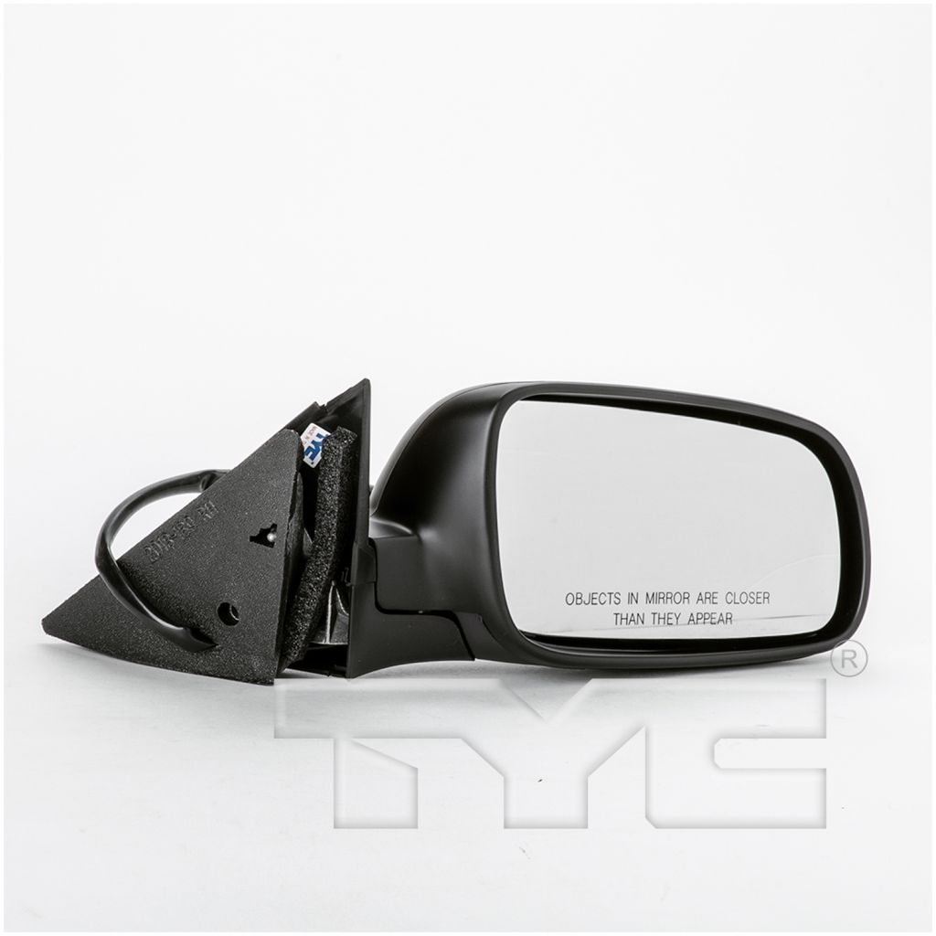 VOLKSWAGEN PASSAT (1PC HEAD/LAMP Design) DOOR MIRROR RIGHT (Passenger Side) PWR/HTD/M-FOLD (WO/LAMP)(WO/MEMORY)(TO 10-03) OEM#3B1857508AB01C 2001-2003 PL#VW1321115
