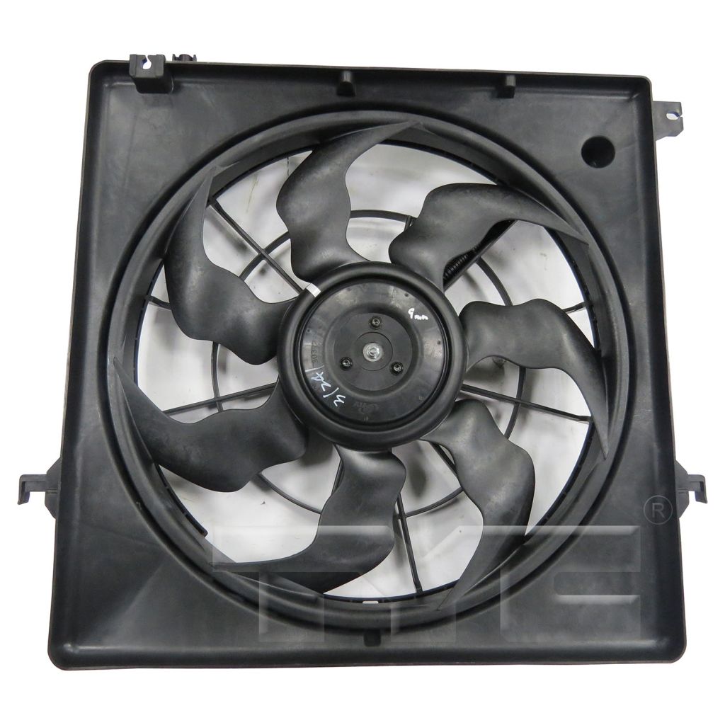HYUNDAI SANTA FE SPORT (2.0/2.4L) RADIATOR FAN ASSEMBLY (2.0L) OEM#253804Z500 2013-2018 PL#HY3115141