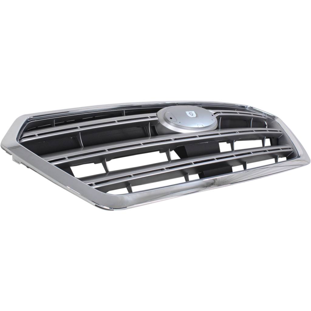 SUBARU LEGACY GRILLE ASSEMBLY SILVER/GRAY W/CHR MOLDING **CAPA** OEM#91121AL00A 2015-2017 PL#SU1200162C