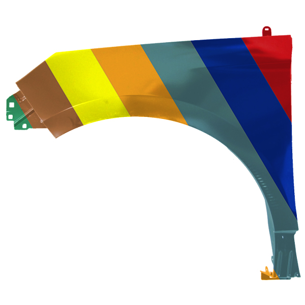 FORD TRUCKS & VANS EDGE FENDER LEFT (Driver Side) OEM#GT4Z16006A (P) 2019-2024 PL#FO1240295
