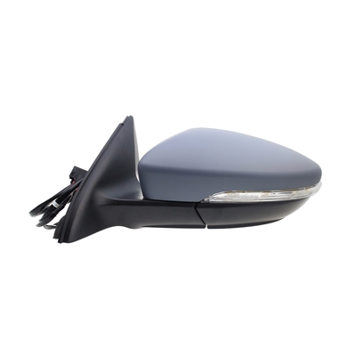 VOLKSWAGEN JETTA HYBRID DOOR MIRROR ASSEMBLY LEFT (Driver Side) PWR/HTD/SIGNAL (WO/BLIND)(PTD CVR)(SOCKET 16 holes) OEM#5C7857507AD-PFM 2013-2016 PL#VW1320156