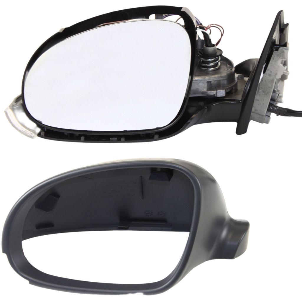VOLKSWAGEN PASSAT (1PC H/L Design) DOOR MIRROR LEFT (Driver Side) PWR/HTD/P-FOLD/LAMP (WO/MEMORY)(FROM 11-03) OEM#3B1857507AB01C-PFM 2003-2005 PL#VW1320129