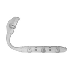 NISSAN(DATSUN) ROGUE SELECT (OLD) REAR BUMPER SIDE BRACKET LEFT (Driver Side) OEM#85221JM000 2014-2015 PL#NI1142106