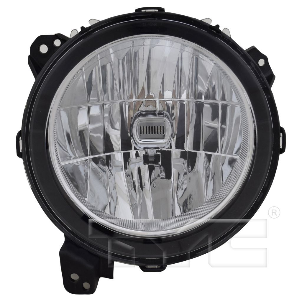 JEEPVEHICLE WRANGLER PLUG-IN HEAD LAMP ASSY LEFT (Driver Side) (HALOGEN)**CAPA** OEM#55112873AG 2021-2022 PL#CH2502314C