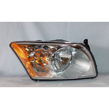 DODGE CALIBER HEAD LAMP ASSEMBLY RIGHT (Passenger Side) (W/O LEVELING SYSTEM) **CAPA** OEM#5303738AJ 2007-2012 PL#CH2519118C