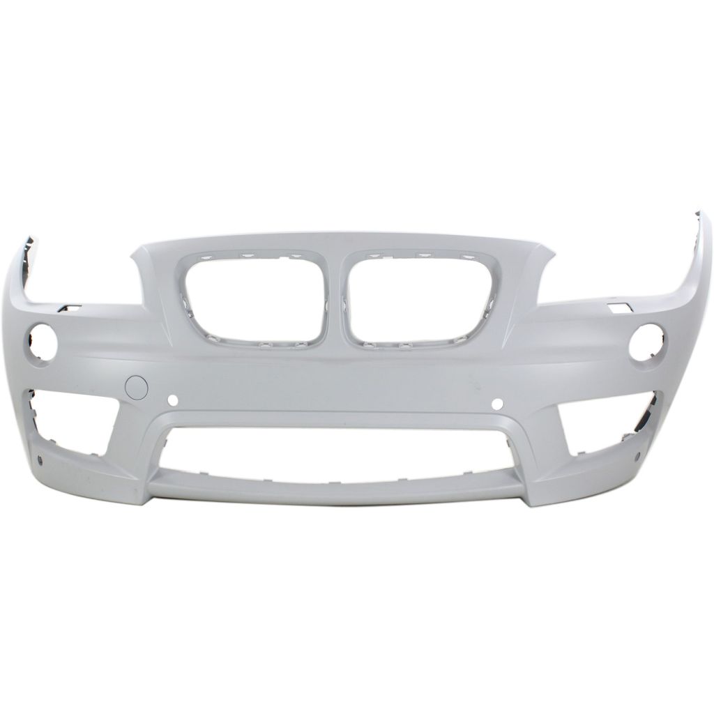 BMW BMW X1 FRONT BUMPER COVER PRIMED (W/ WASHER)(W/ SENSOR)(W/ M SPORT)(1PC) OEM#51118050636 2013-2015 PL#BM1000305