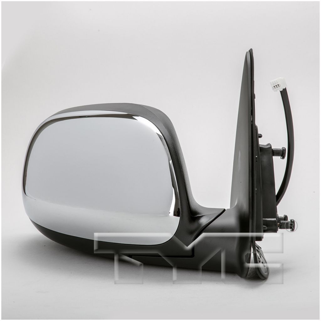 TOYOTA TUNDRA DOOR MIRROR RIGHT (Passenger Side) PWR/NON-HTD (CHROME)(Double Cab) OEM#879100C080 2003-2006 PL#TO1321228