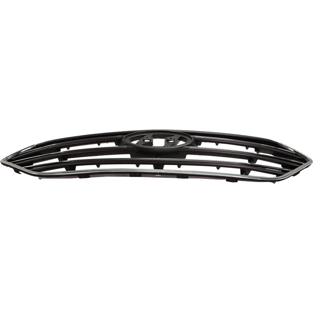 HYUNDAI SANTA FE SPORT (2.0/2.4L) GRILLE GRAY (W/SMOKED CHROME MLDG)(WO/CAMERA) OEM#863514Z500 2017-2018 PL#HY1200201