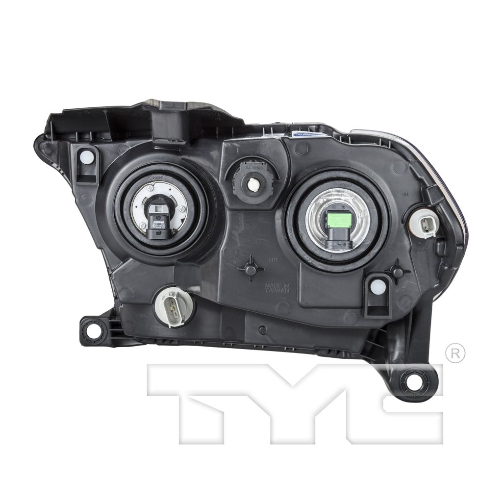 DODGE TRUCKS & VANS DURANGO HEAD LAMP ASSEMBLY RIGHT (Passenger Side) (HALOGEN)(CHR BEZEL) OEM#55079366AC 2011-2013 PL#CH2503228