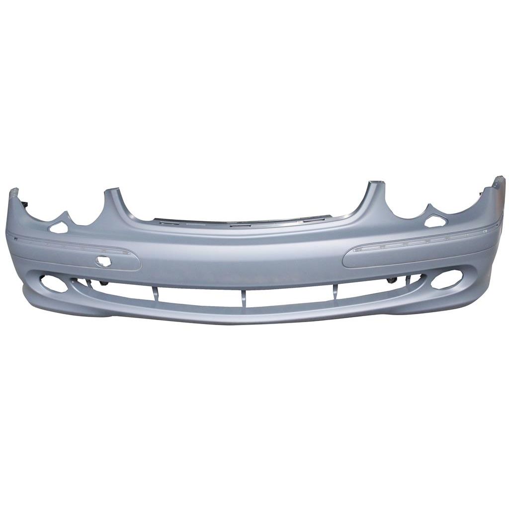 MERCEDES-BENZ CLK-CLASS (209) (EXC 03 CONV) FRONT BUMPER COVER PRIMED (W/WASHER(WO/SENSOR)(W/O SPORT)(EXC CLK63) OEM#2098850625 2003-2005 PL#MB1000194