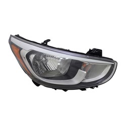 HYUNDAI ACCENT SEDAN HEAD LAMP ASSEMBLY RIGHT (Passenger Side) (HALOGEN)**CAPA** OEM#921021R710 2015-2017 PL#HY2503192C