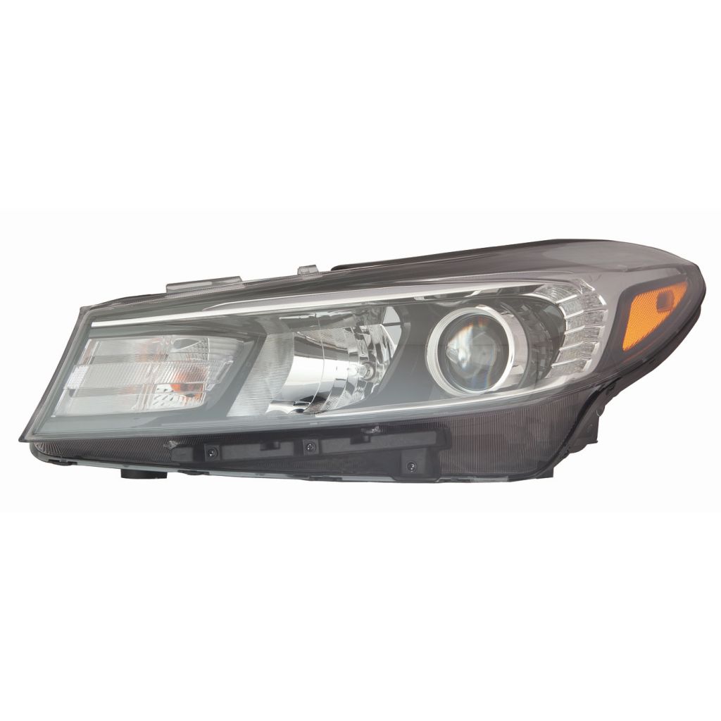 KIA FORTE5 HATCHBACK HEAD LAMP ASSY LEFT (Driver Side) (HALOGEN)(W/LED POSITION LAMP) OEM#92101B0710 2017-2018 PL#KI2502207