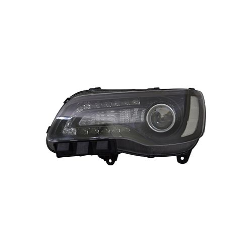 CHRYSLER 300 HEAD LAMP ASSY LEFT (Driver Side) (HALOGEN)(BLACK) OEM#68214383AD 2015-2017 PL#CH2502269