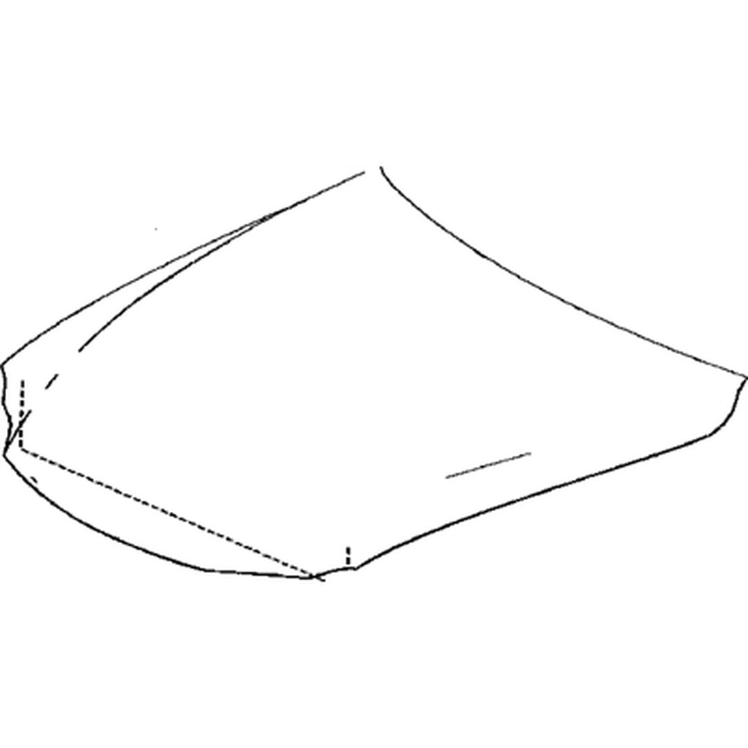 LEXUS IS 250/200t/300/350 (SEDAN) HOOD (STEEL) OEM#5330153100-PFM 2021-2023 PL#LX1230143