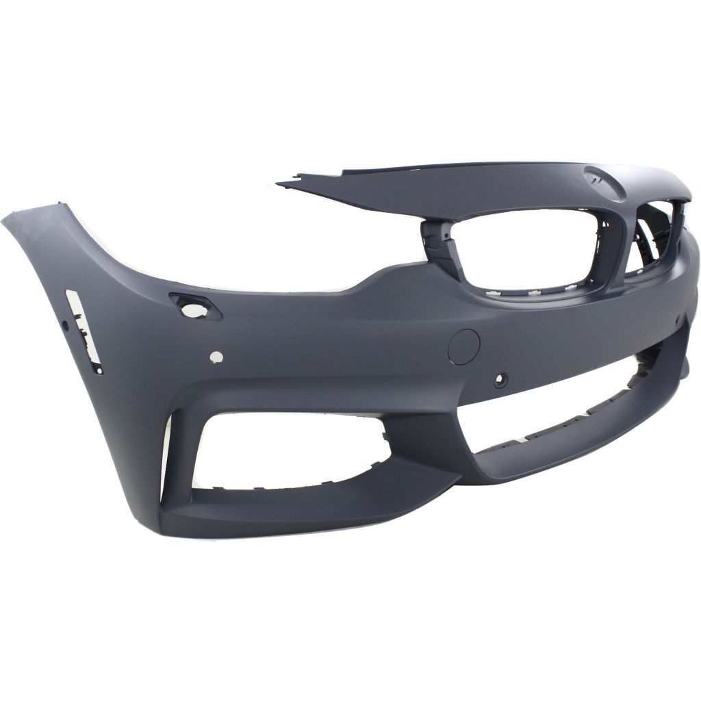 BMW BMW 4 (4DOORS/GRAN COUPE) FRONT BUMPER COVER PRIMED (W/M SPORT) W/ WASHER W/ PK SENSOR W/PK ASSIST OEM#51118060887 2015-2020 PL#BM1000344
