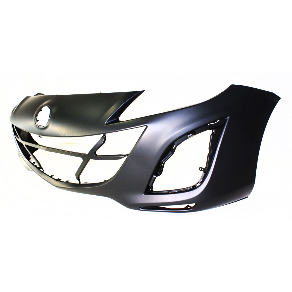 MAZDA MAZDA3 FRONT BUMPER COVER PRIMED (2.0L/2.5L)(MESH TYPE FOG COVER) OEM#BBN250031KBB 2010-2011 PL#MA1000224